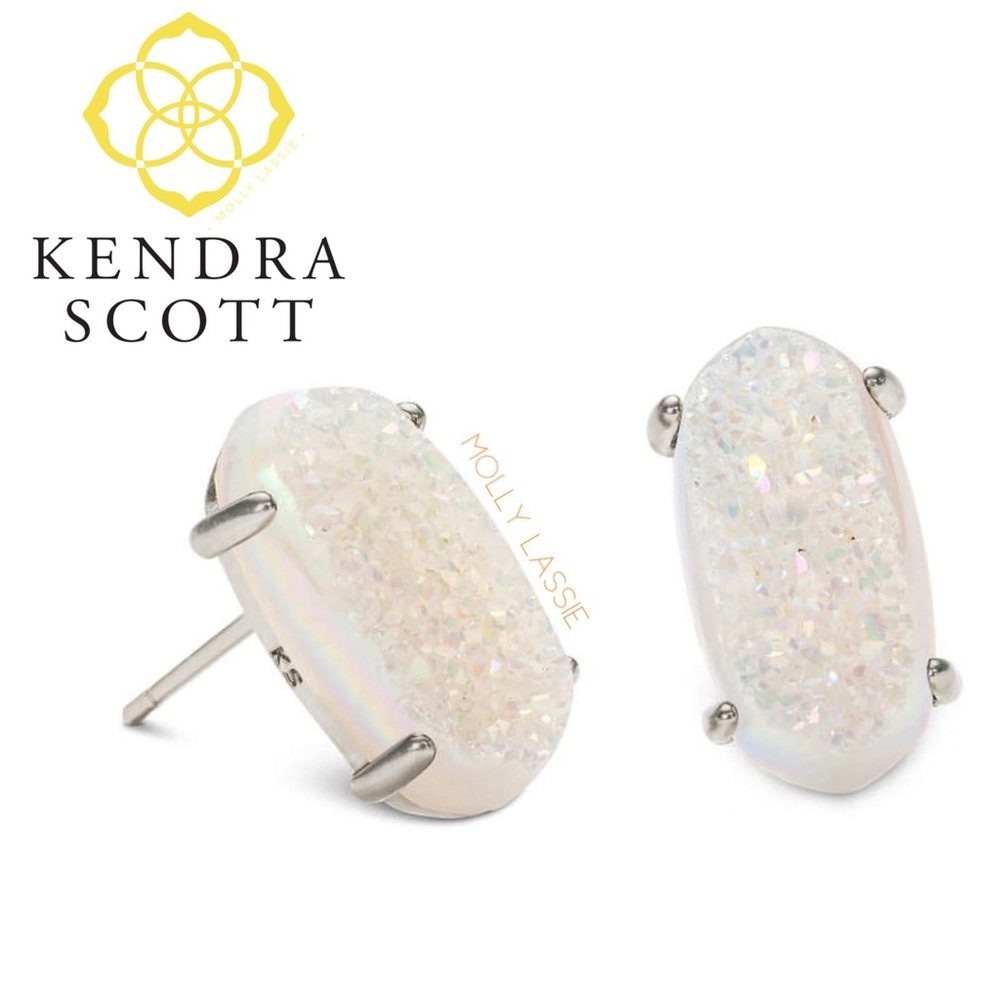 Kendra Scott Iridescent Drusy Stud Earrings Betty